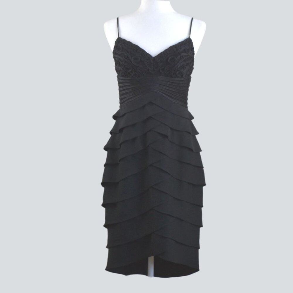 CACHE Women's High-Low Ruffle Dress Size 8